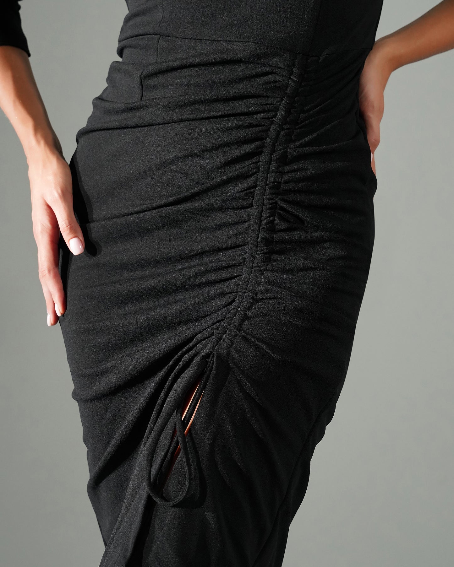 NOIR NIGHTS BODYCON DRESS