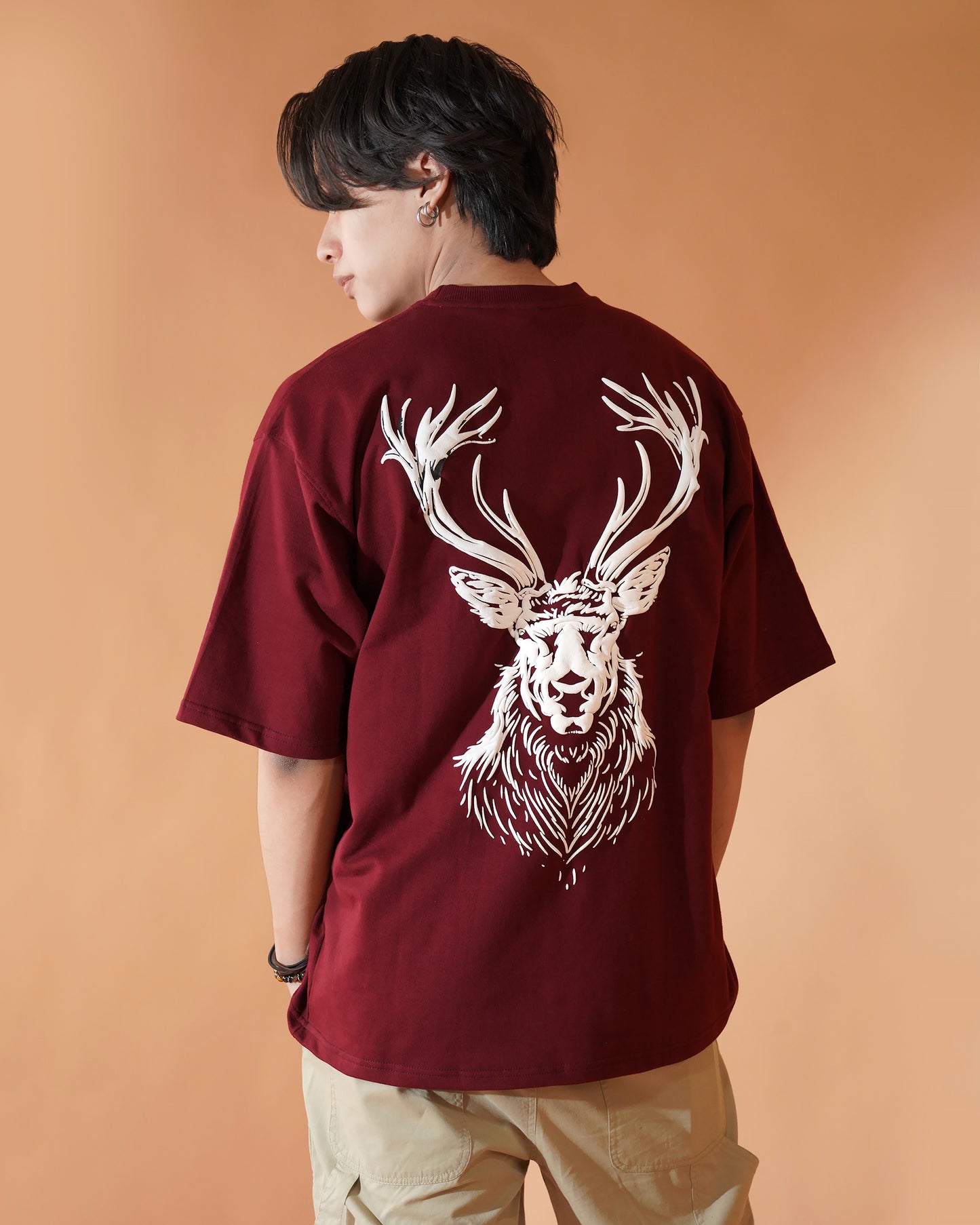 MAJESTIC STAG OVERSIZED T-SHIRT