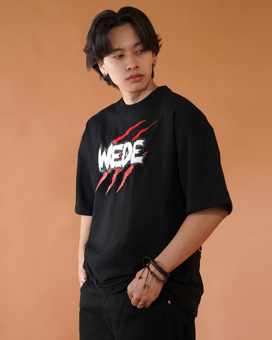 BLOODMOON CLAW DROP-SHOULDER OVERSIZED T-SHIRT