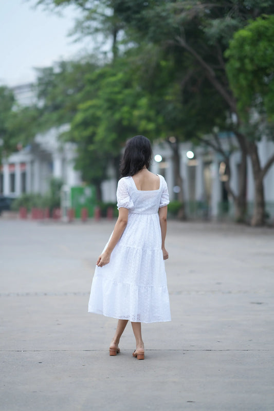 IVORY MUSE DRESS