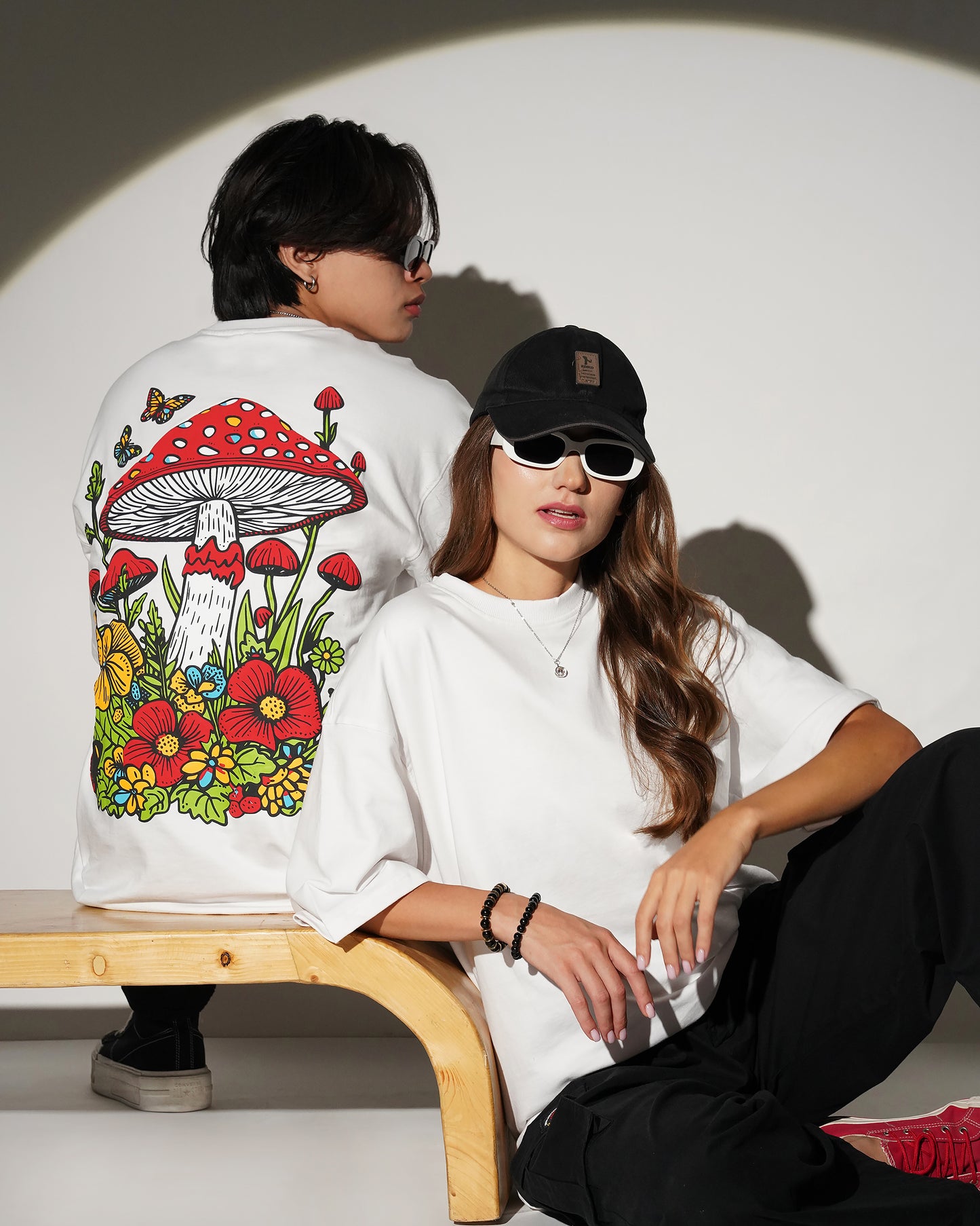 MUSHROOM REVERIE OVERSIZED T-SHIRT