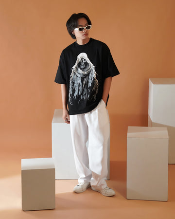 GRIM REAPER DROP-SHOULDER OVERSIZED T-SHIRT