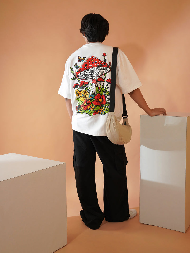 MUSHROOM REVERIE OVERSIZED T-SHIRT
