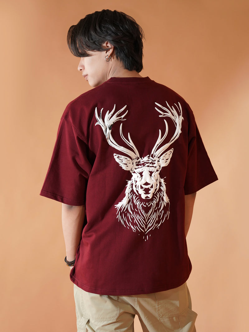 MAJESTIC STAG OVERSIZED T-SHIRT