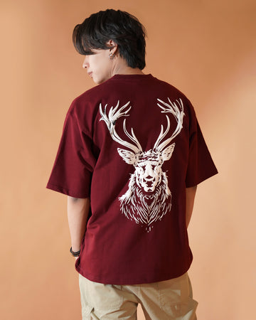MAJESTIC STAG OVERSIZED T-SHIRT