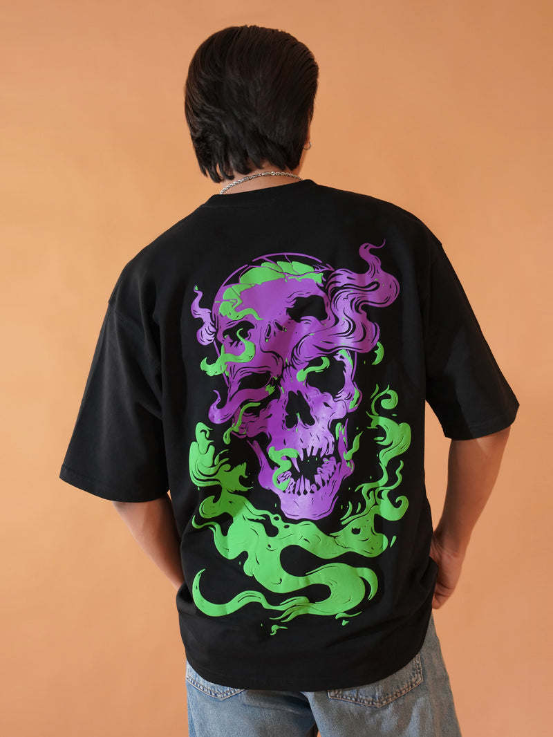 SKULL MIST OVERSIZED T-SHIRT