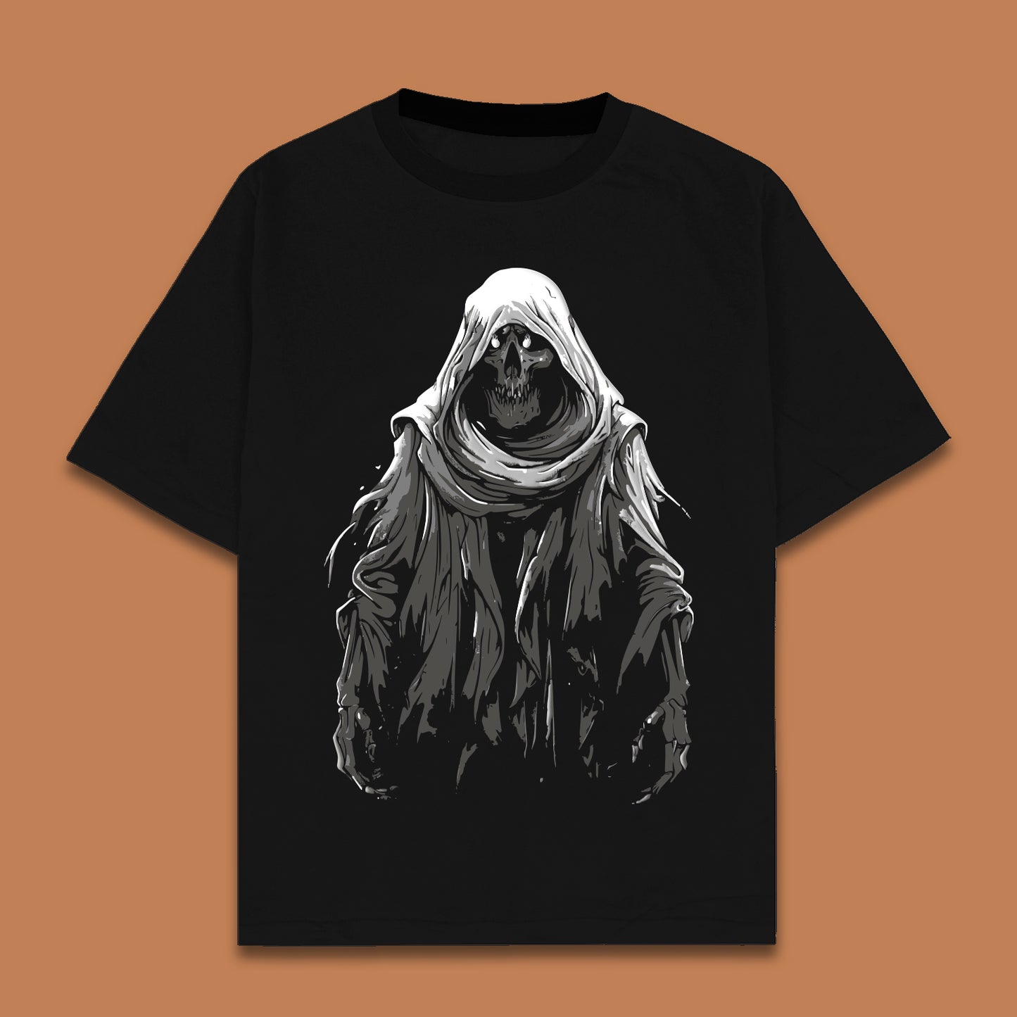 Grim Reaper Drop-Shoulder Oversized T-Shirt