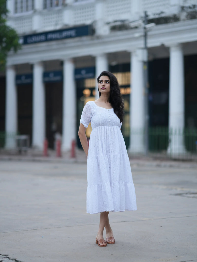 IVORY MUSE DRESS