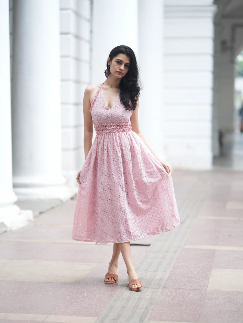 ROSE RUFFLE INSPIRED BY KHUSHI KAPOOR'S LOOK