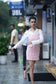 Blush Pinafore Dress