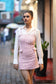 Blush Pinafore Dress